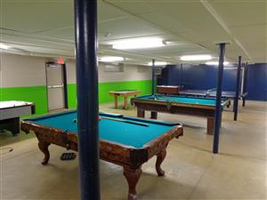 Refinished Pool Tables