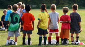 Kids Learning Soccer