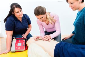Adults in CPR Training